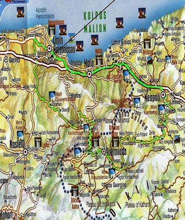 Routes in Heraklion,Crete