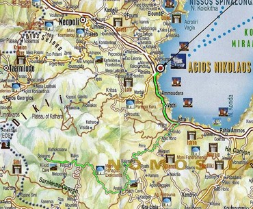 Routes in Lassithi,Crete